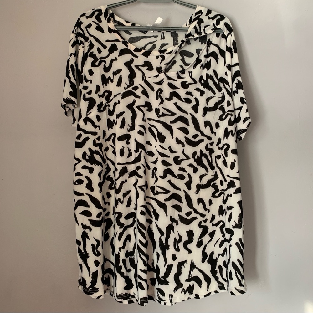 2 Dye 4 Ladies Plus Size Patterned Shirt Size 2X